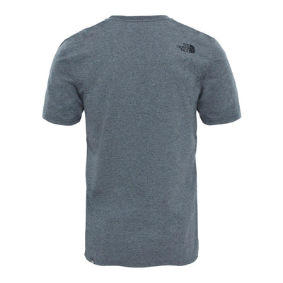 The North Face M S/S Easy T-Shirt Herren TNF Medium Grey Heather-Runster