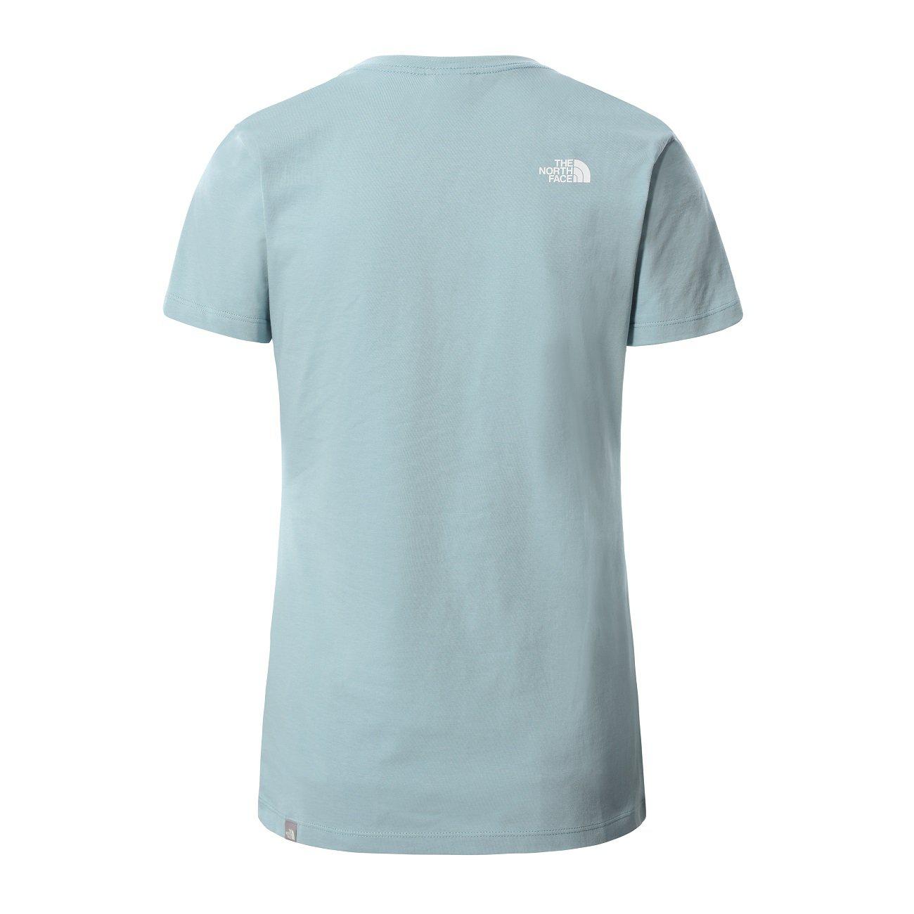 The North Face W S/S Easy T-Shirt Damen Tourmaline Blue-Runster