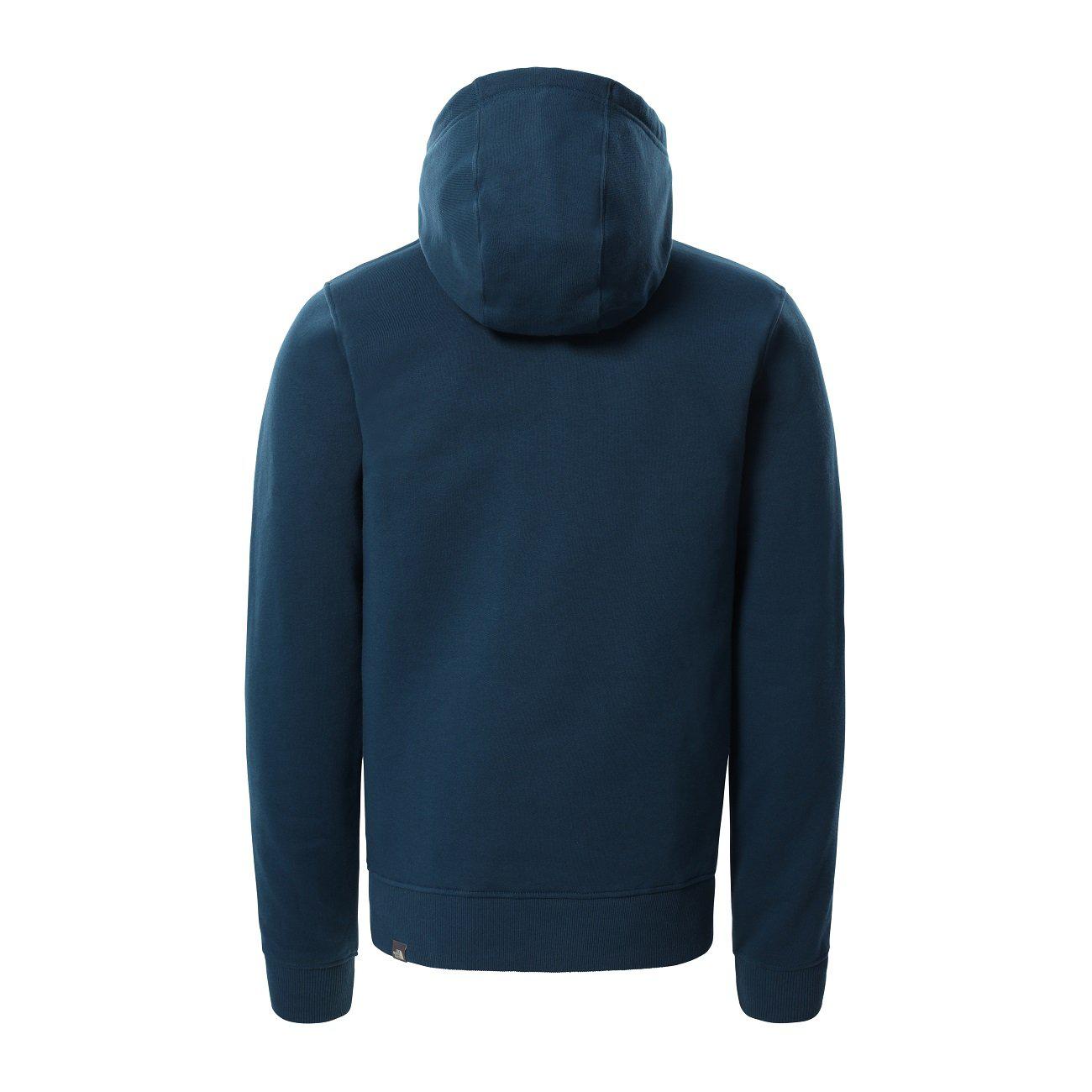 The North Face M Drew Peak Pullover Hoodie Herren Monterey Blue TNF White-Runster
