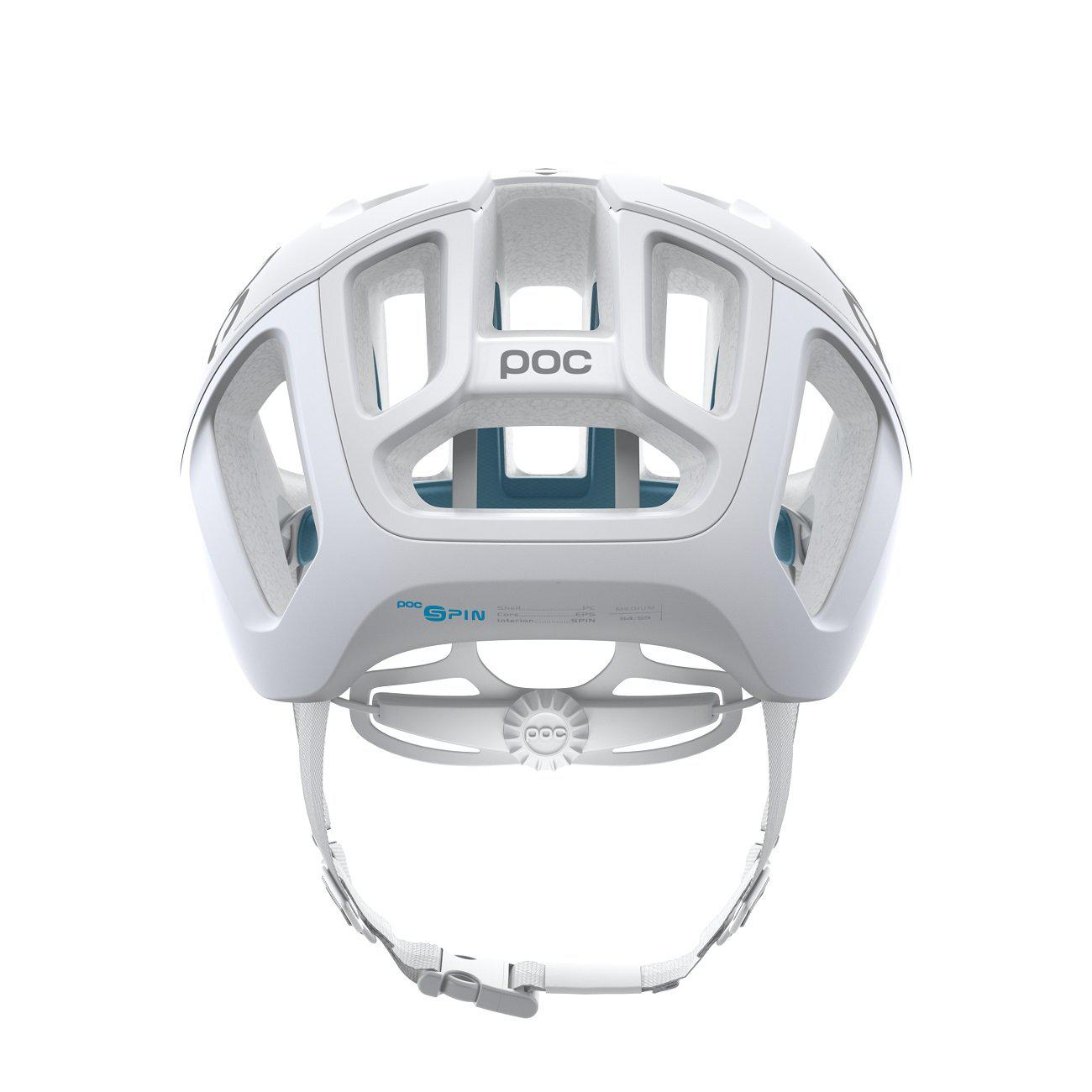 POC Ventral SPIN Rennradhelm Hydrogen White Matt-Runster