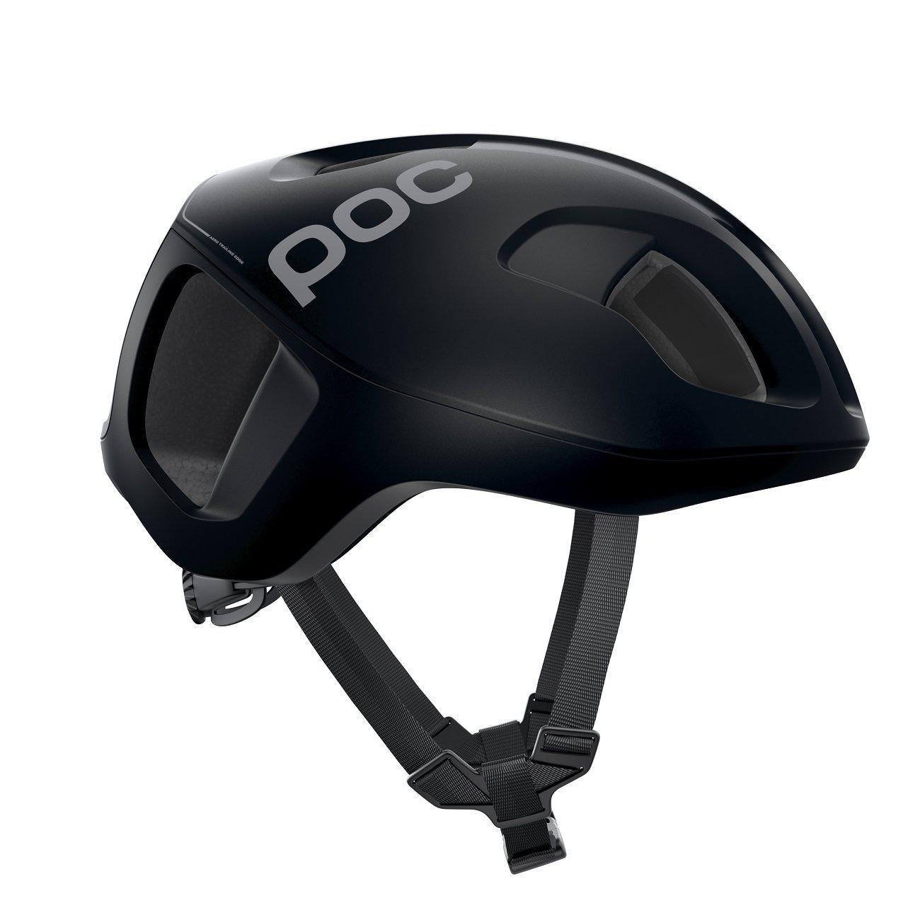 POC Ventral SPIN Rennradhelm Uranium Black Matt-Runster