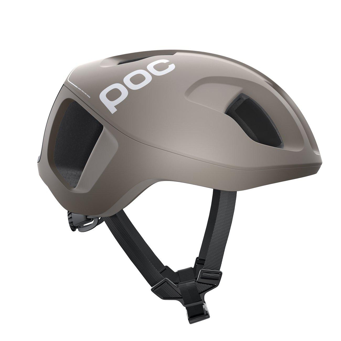 POC Ventral SPIN Rennradhelm Moonstone Grey Matt-Runster