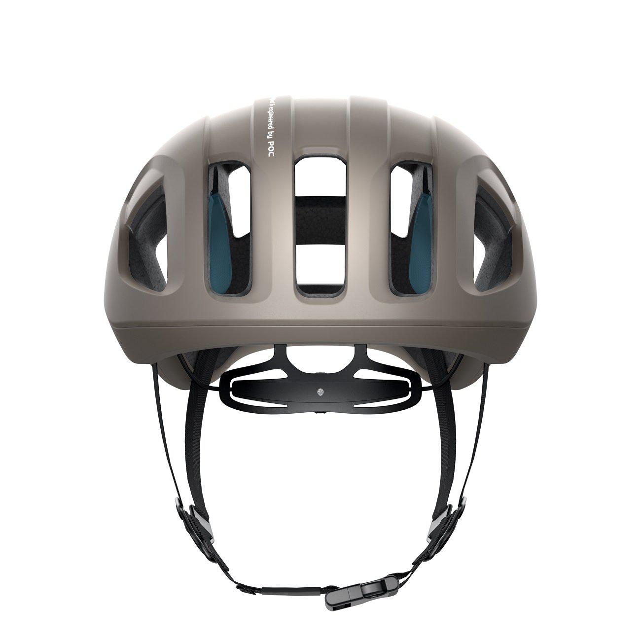 POC Ventral SPIN Rennradhelm Moonstone Grey Matt-Runster