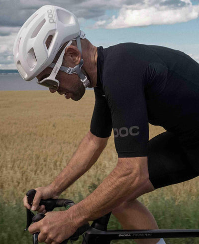 POC Ventral AIR SPIN Rennradhelm Hydrogen White Matt-Runster