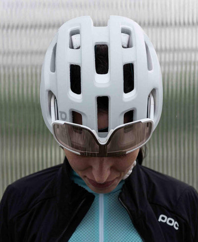 POC Ventral AIR SPIN Rennradhelm Hydrogen White Matt-Runster
