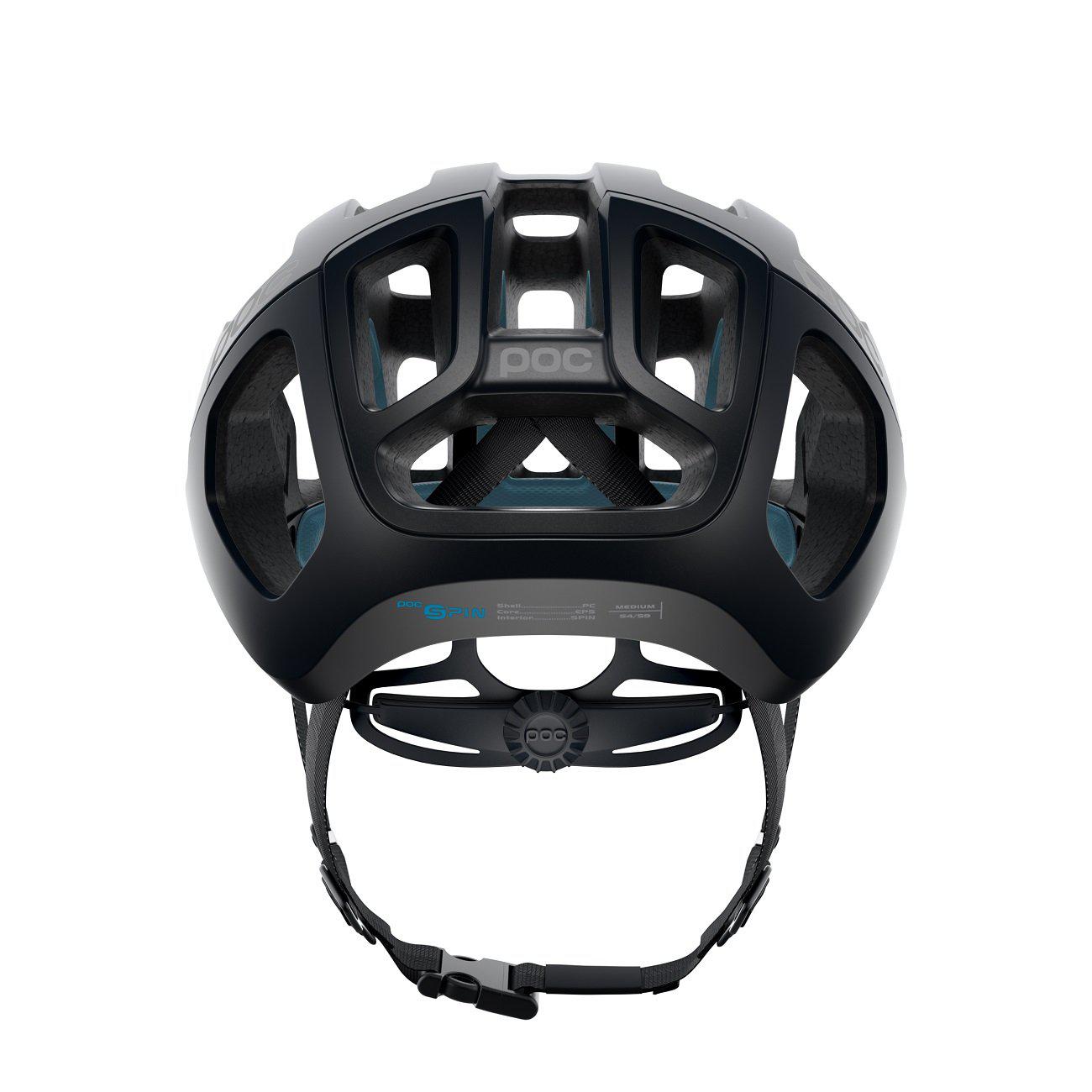 POC Ventral AIR SPIN Rennradhelm Uranium Black Matt-Runster