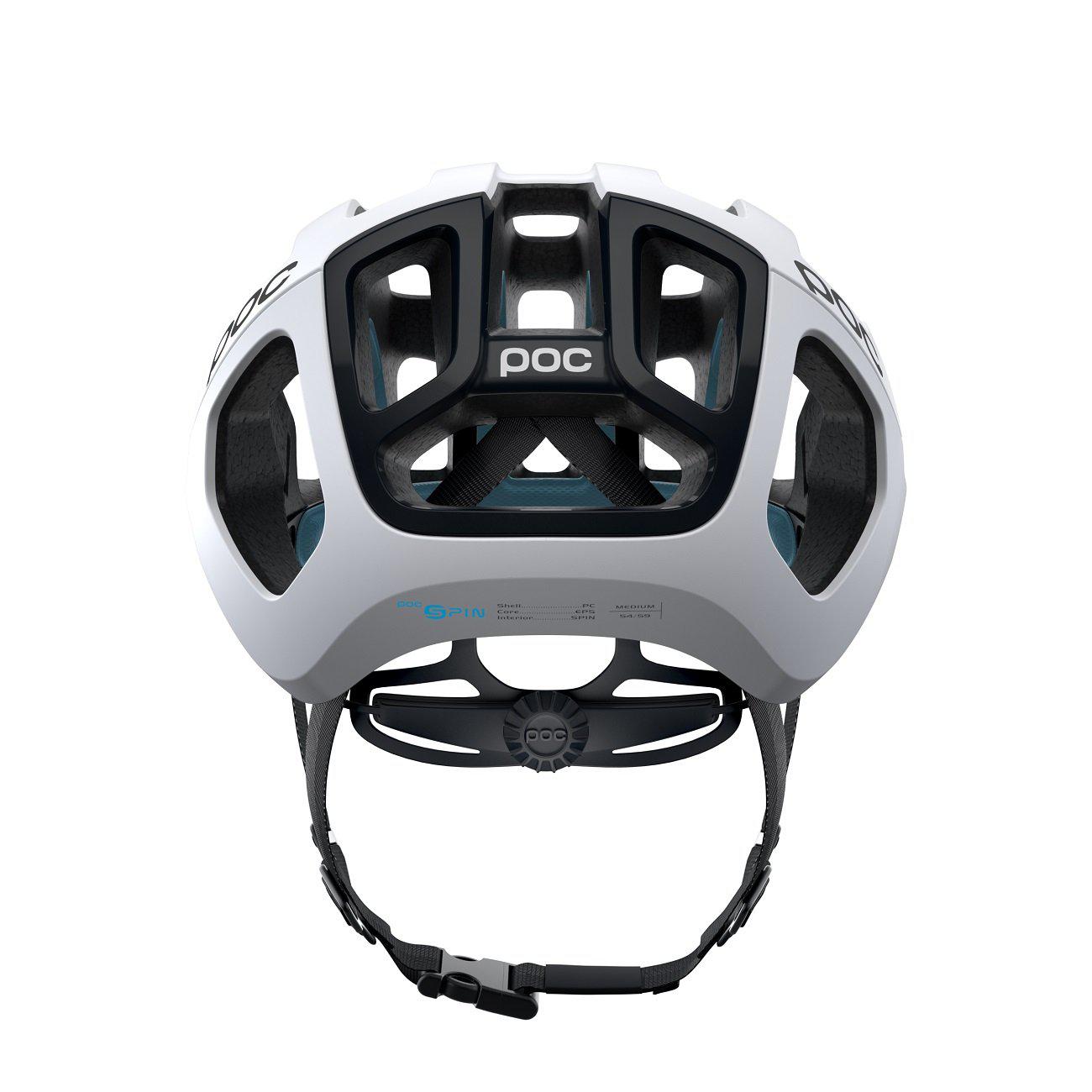 POC Ventral AIR SPIN Rennradhelm Hydrogen White Raceday-Runster