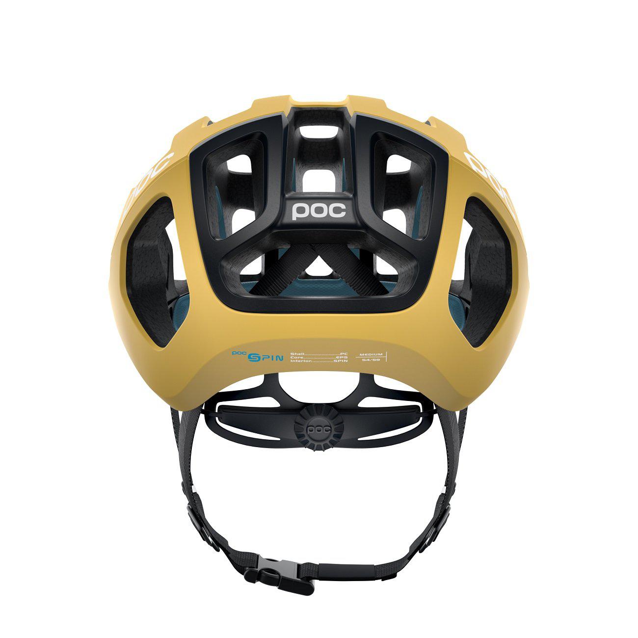 POC Ventral AIR SPIN Rennradhelm Sulfur Yellow Matt-Runster