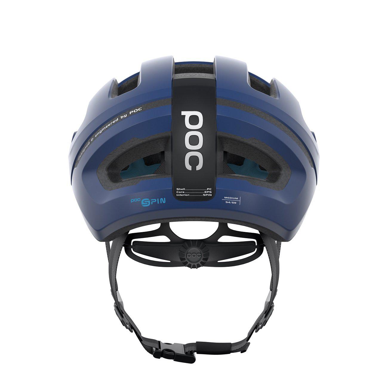 POC Omne Air SPIN Rennradhelm Lead Blue Matt-Runster