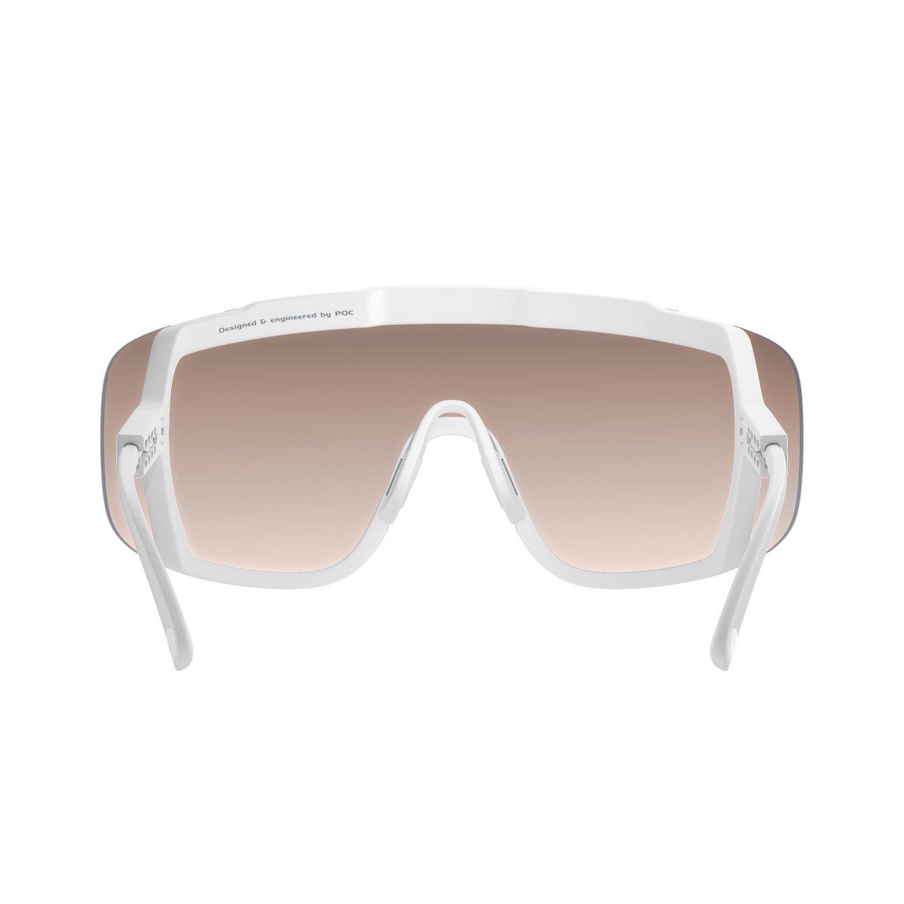 POC Devour Sportbrille Hydrogen White Brown Silver Mirror-Runster