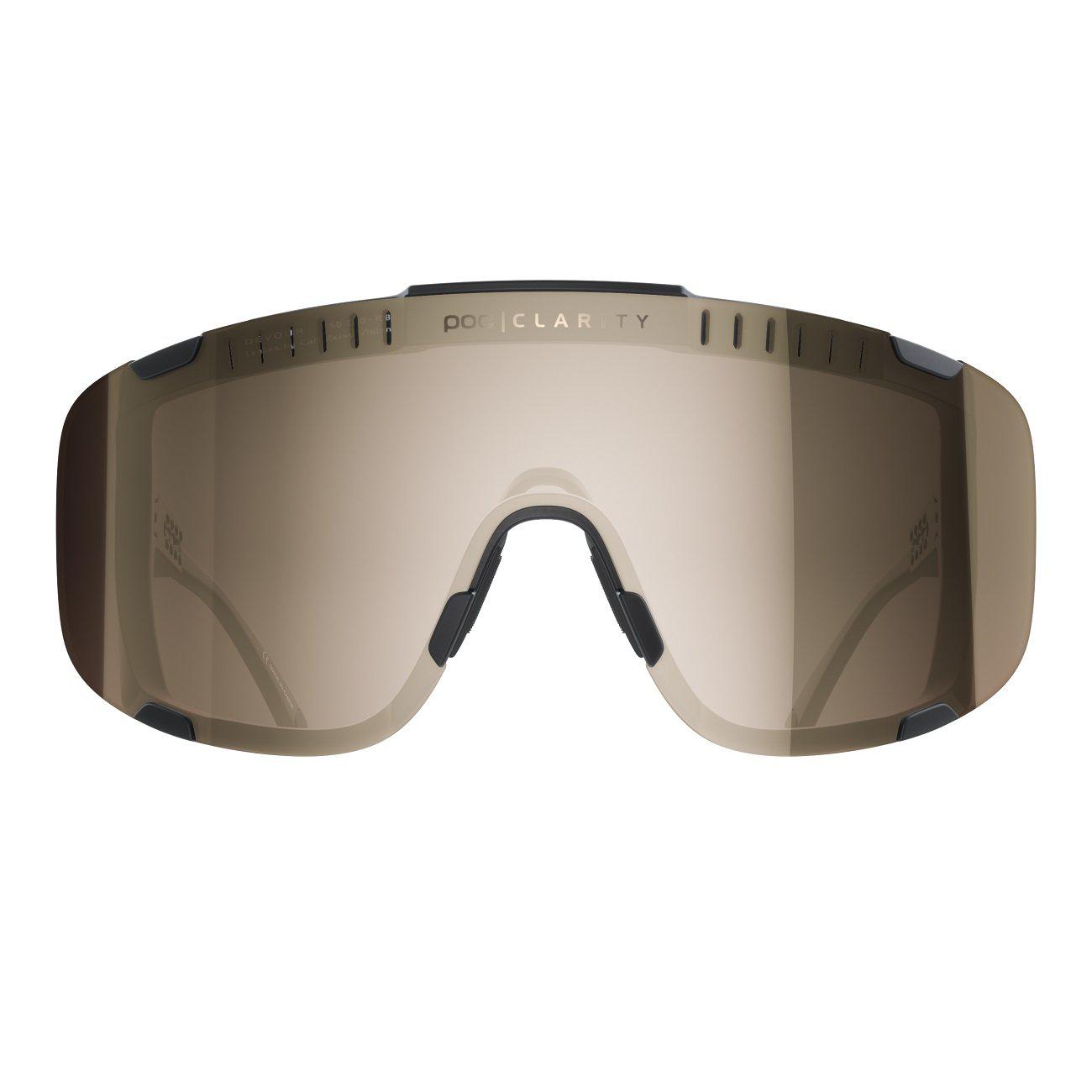 POC Devour Sportbrille Uranium Black Brown Silver Mirror-Runster