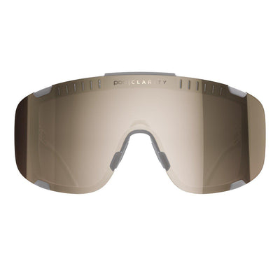 POC Devour Sportbrille Moonstone Grey Brown Silver Mirror-Runster