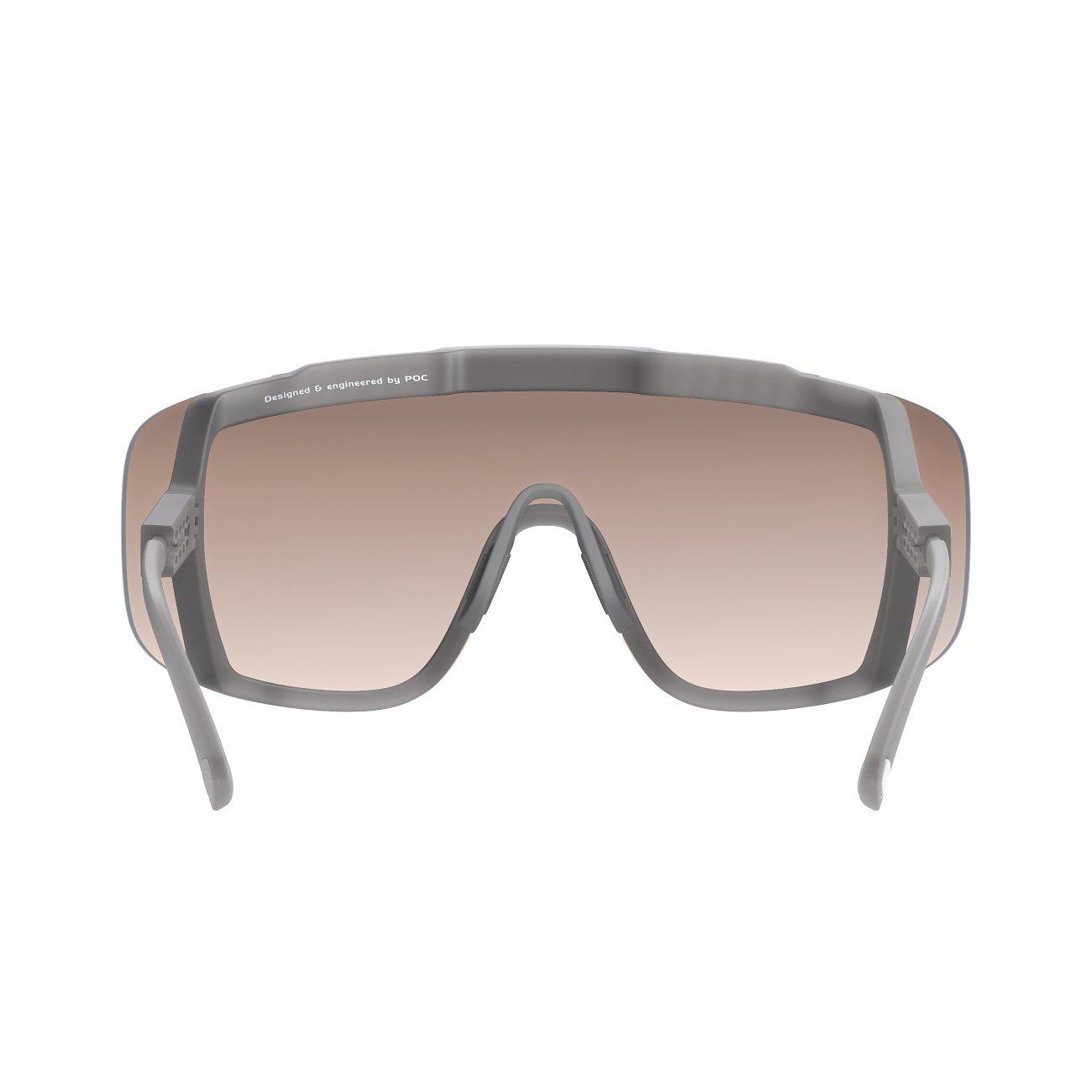 POC Devour Sportbrille Moonstone Grey Brown Silver Mirror-Runster