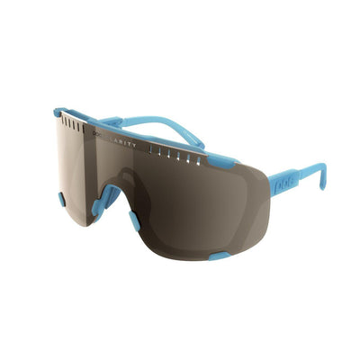 POC Devour Sportbrille Basalt Blue Brown Silver Mirror-Runster