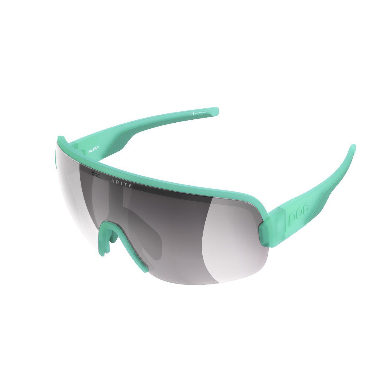 POC Aim Sportbrille Fluorite Green Violet Silver Mirror-Runster