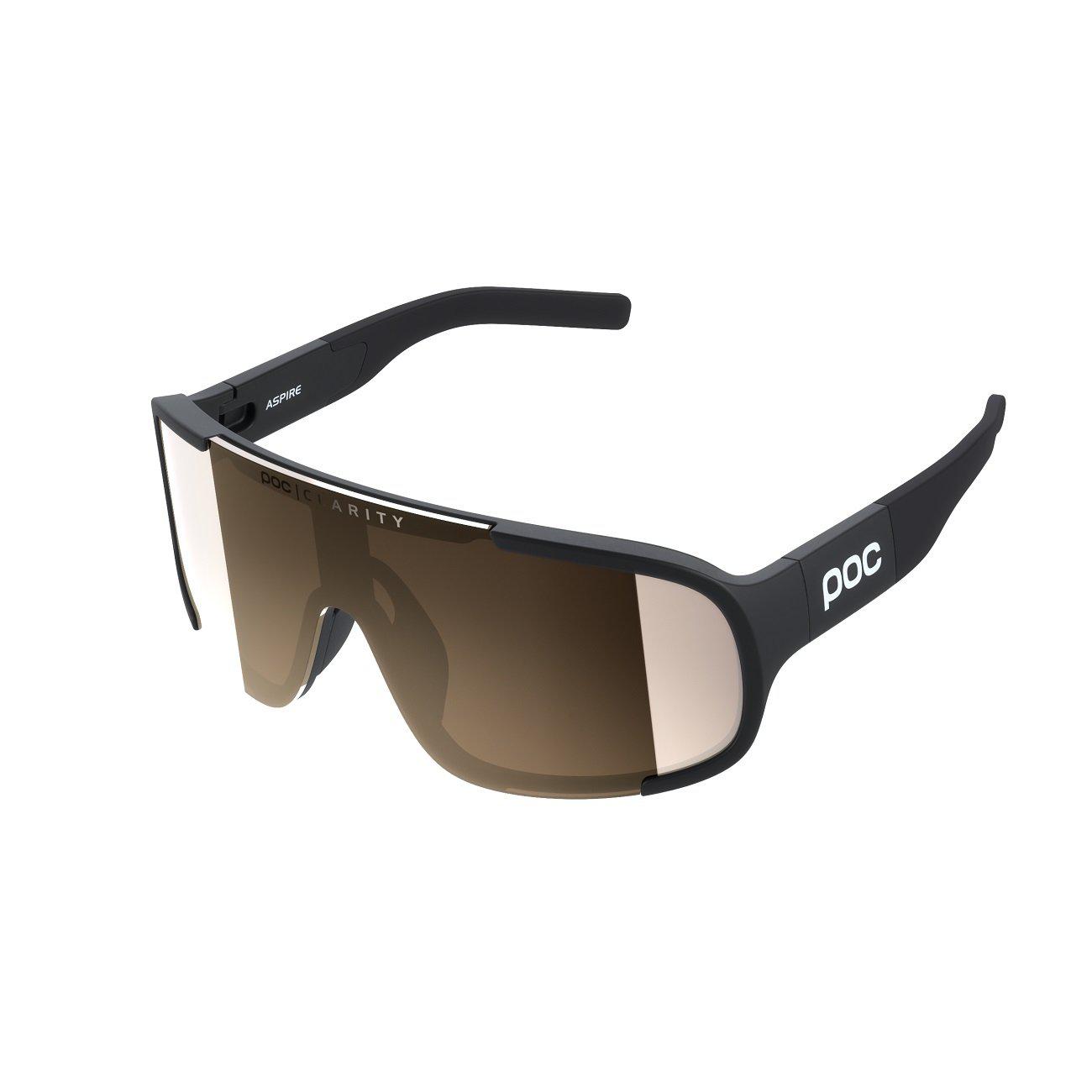 POC Aspire Sportbrille Uranium Black Brown Silver Mirror-Runster