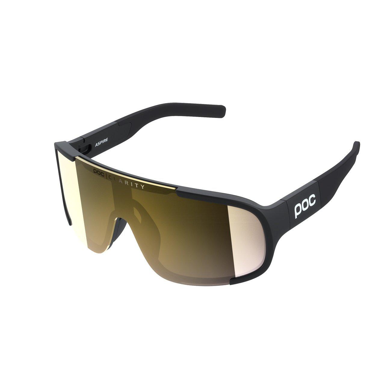 POC Aspire Sportbrille Uranium Black Violet Gold Mirror-Runster