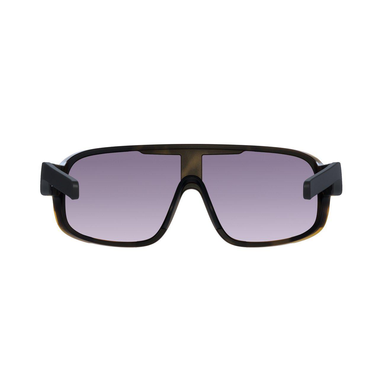 POC Aspire Sportbrille Tortoise Brown Violet Silver Mirror-Runster