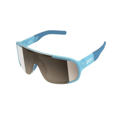 POC Aspire Sportbrille Basalt Blue Brown Silver Mirror-Runster