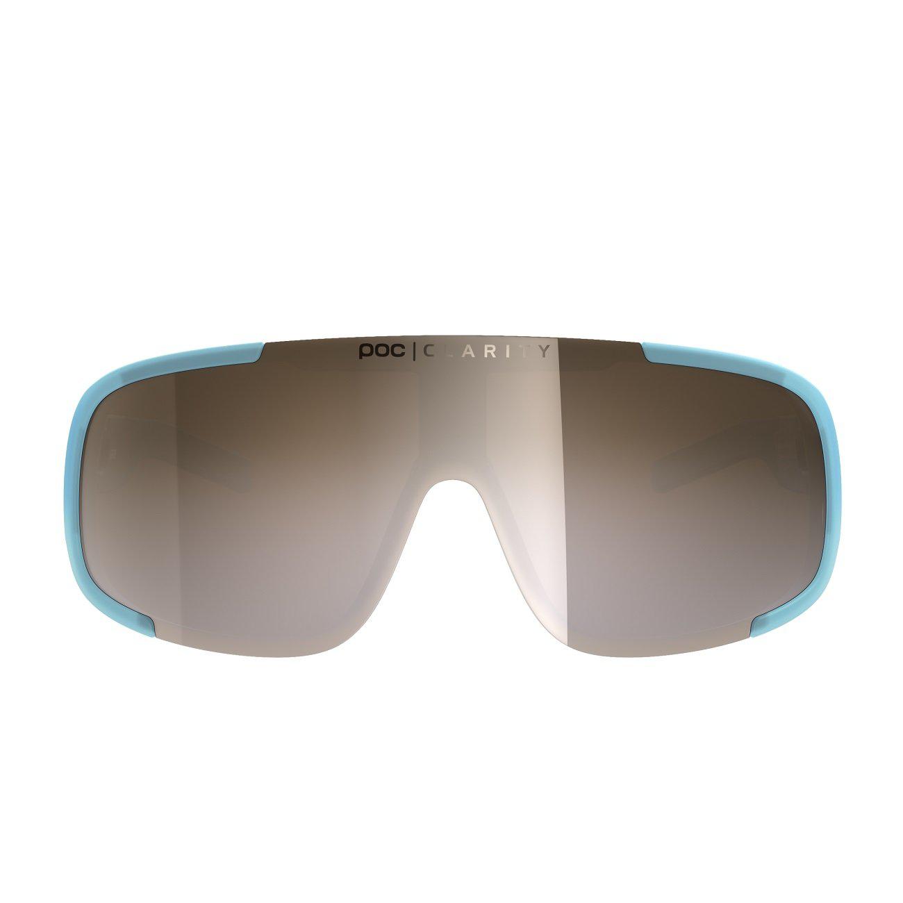 POC Aspire Sportbrille Basalt Blue Brown Silver Mirror-Runster