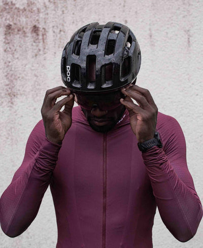 POC Ventral AIR SPIN Rennradhelm Uranium Black Raceday-Runster