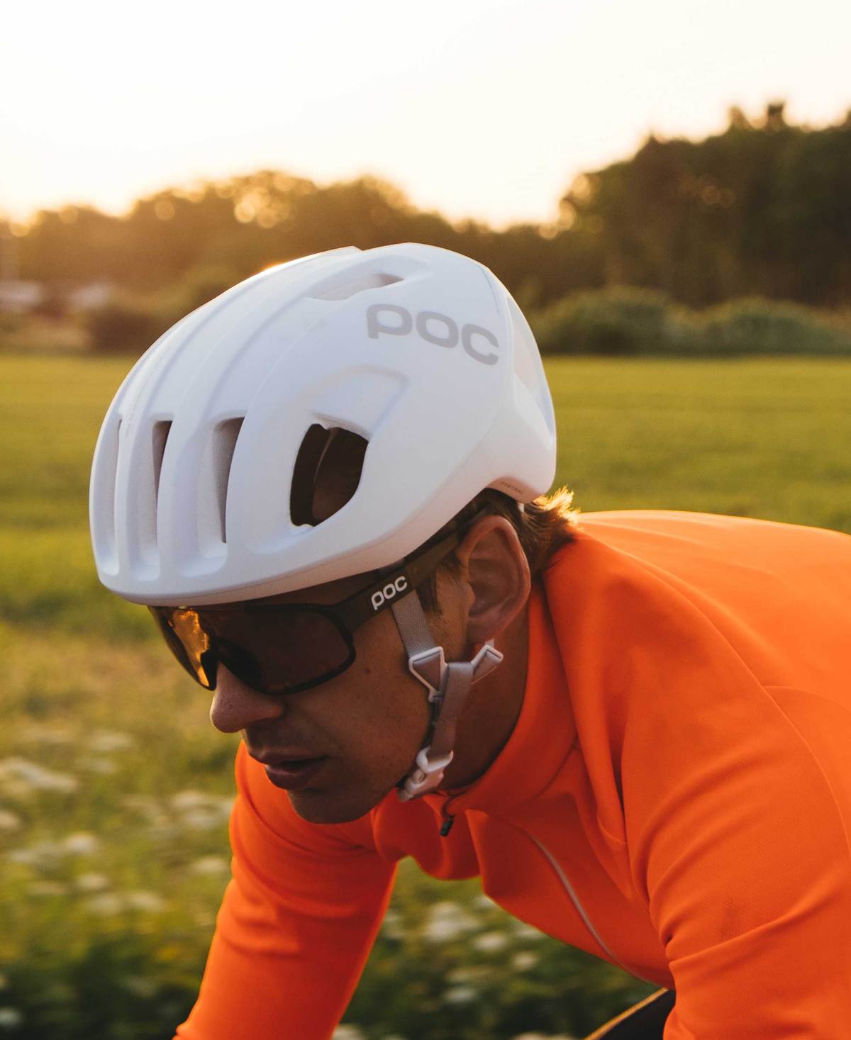 POC Ventral SPIN Rennradhelm Hydrogen White Matt-Runster