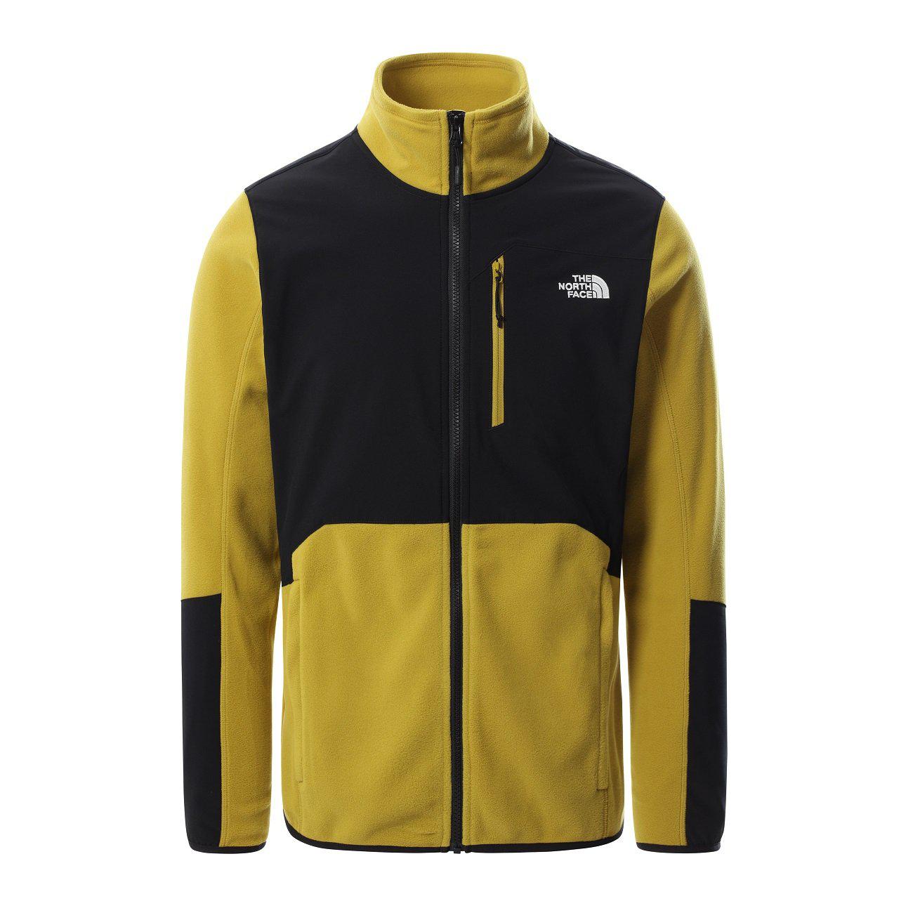 The North Face M Glacier Pro Full Zip Herren Matcha Green TNF Black-Runster