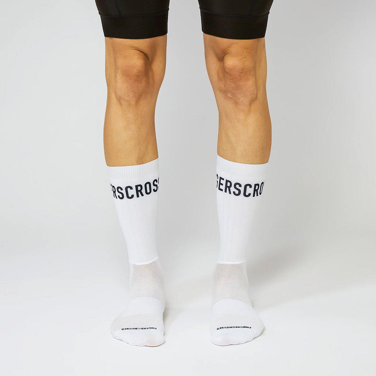 Fingerscrossed Aero Socks White-Runster