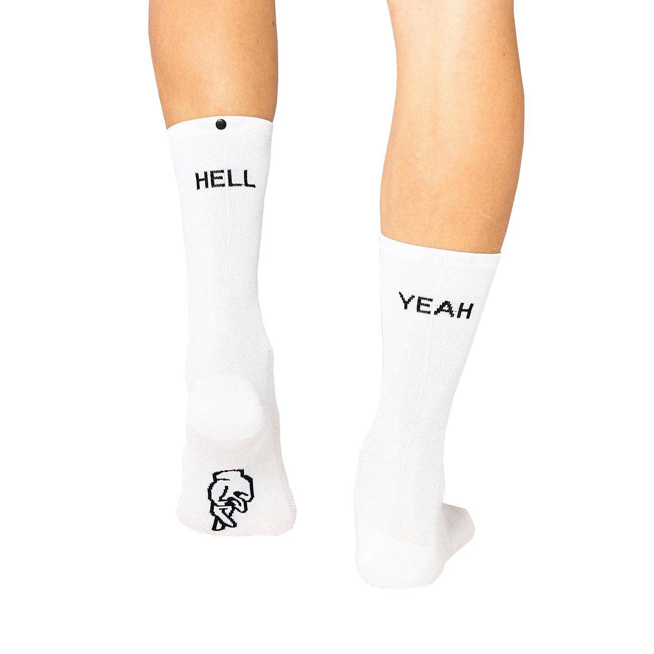 Fingerscrossed Hell Yeah 1.0 Socks White-Runster