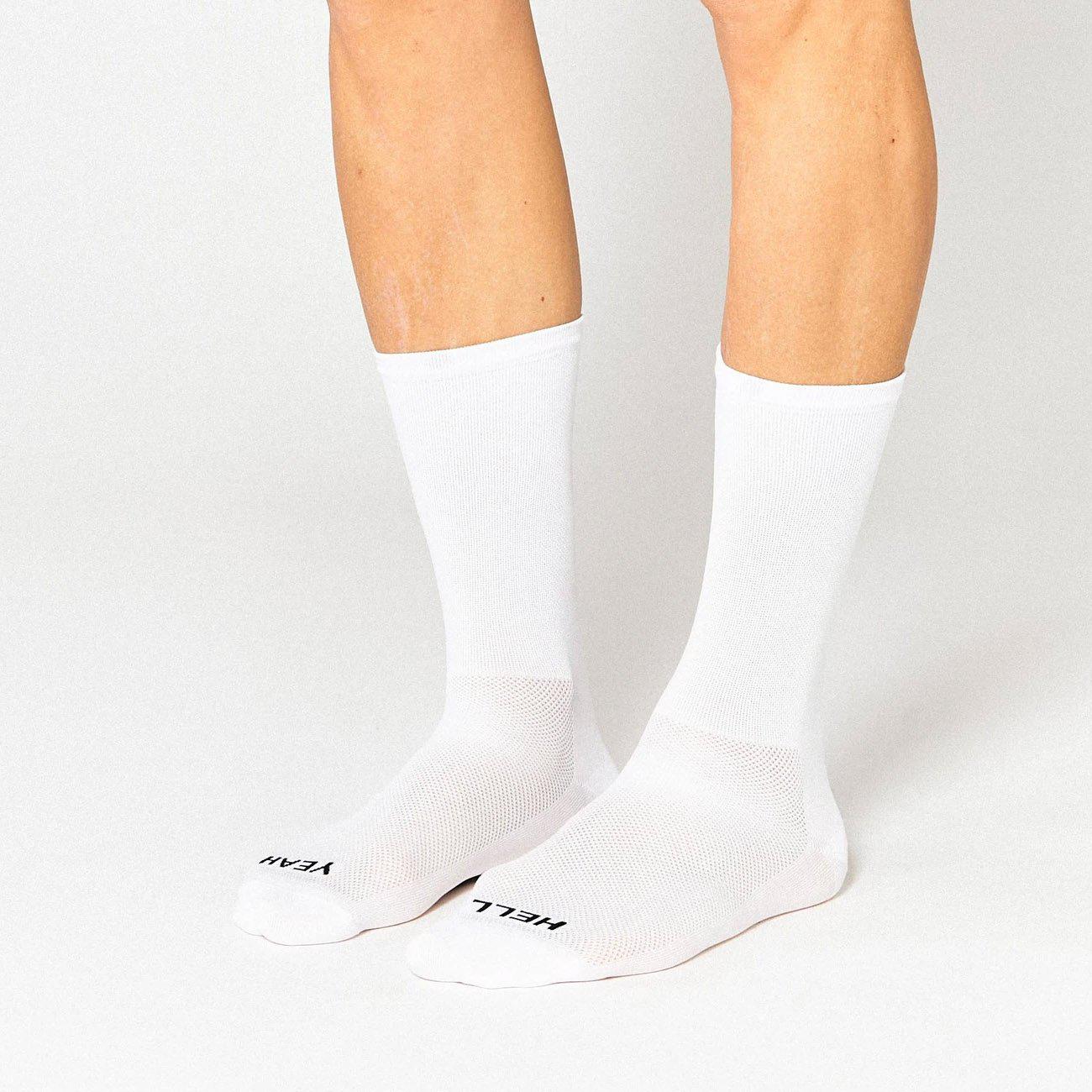 Fingerscrossed Hell Yeah 1.0 Socks White-Runster