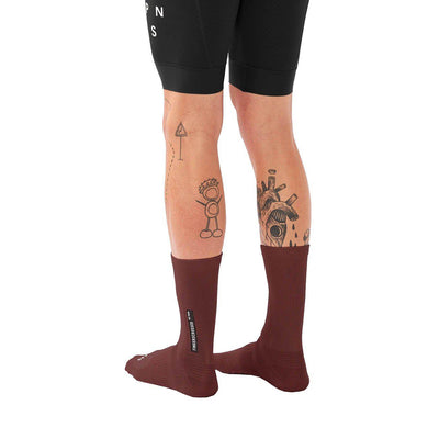 Fingerscrossed Off Road Socks Burgundy-Runster