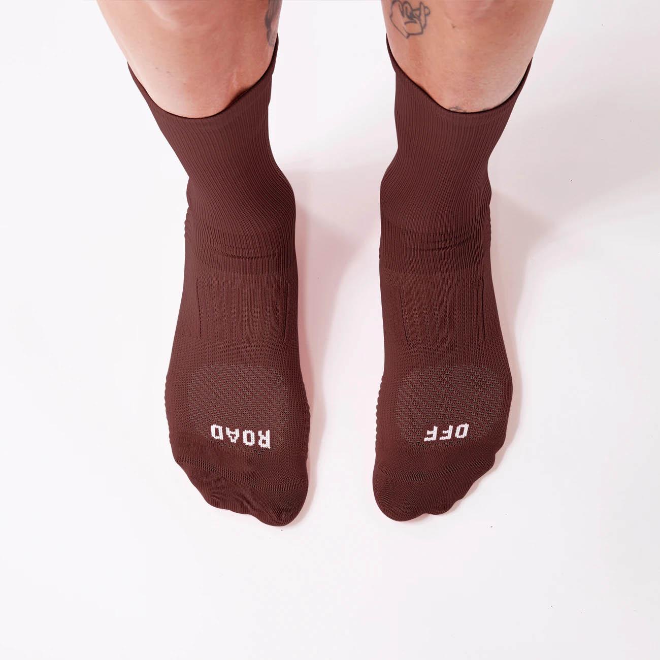 Fingerscrossed Off Road Socks Burgundy-Runster