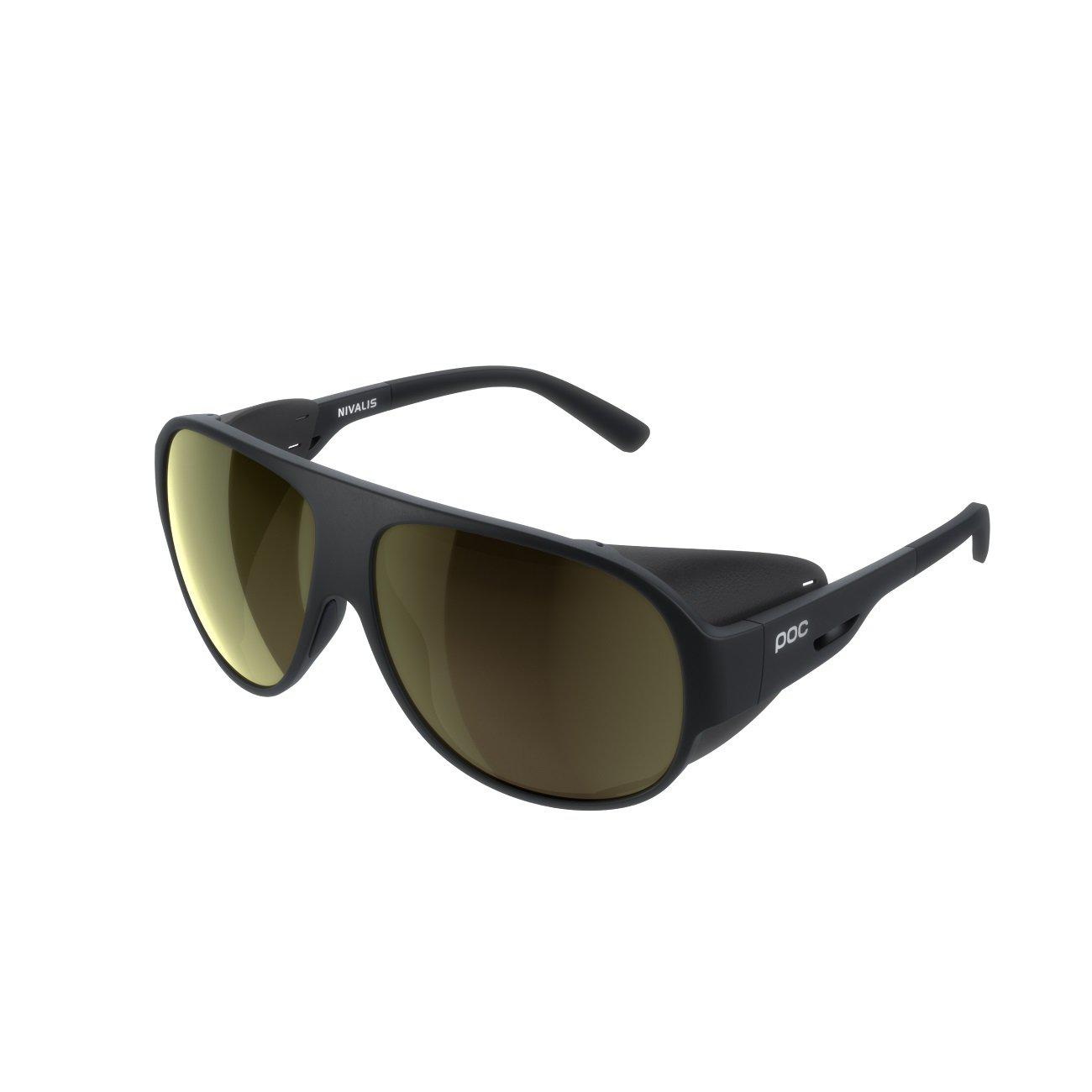 POC Nivalis Sportbrille Uranuim Black Gold Mirrow-Runster