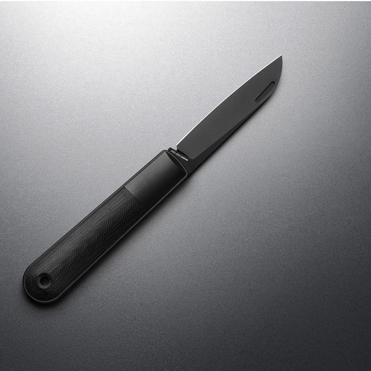 The James Brand The Wayland Taschenmesser Black Black G10 Straight-Runster