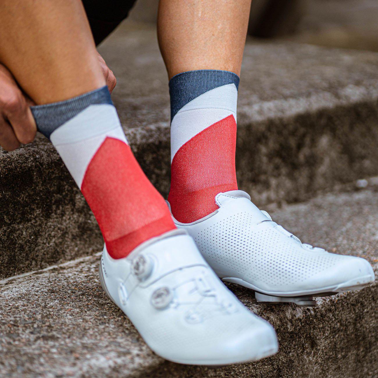 Incylence Arrows Triathlon Socks Long Tricolore-Runster