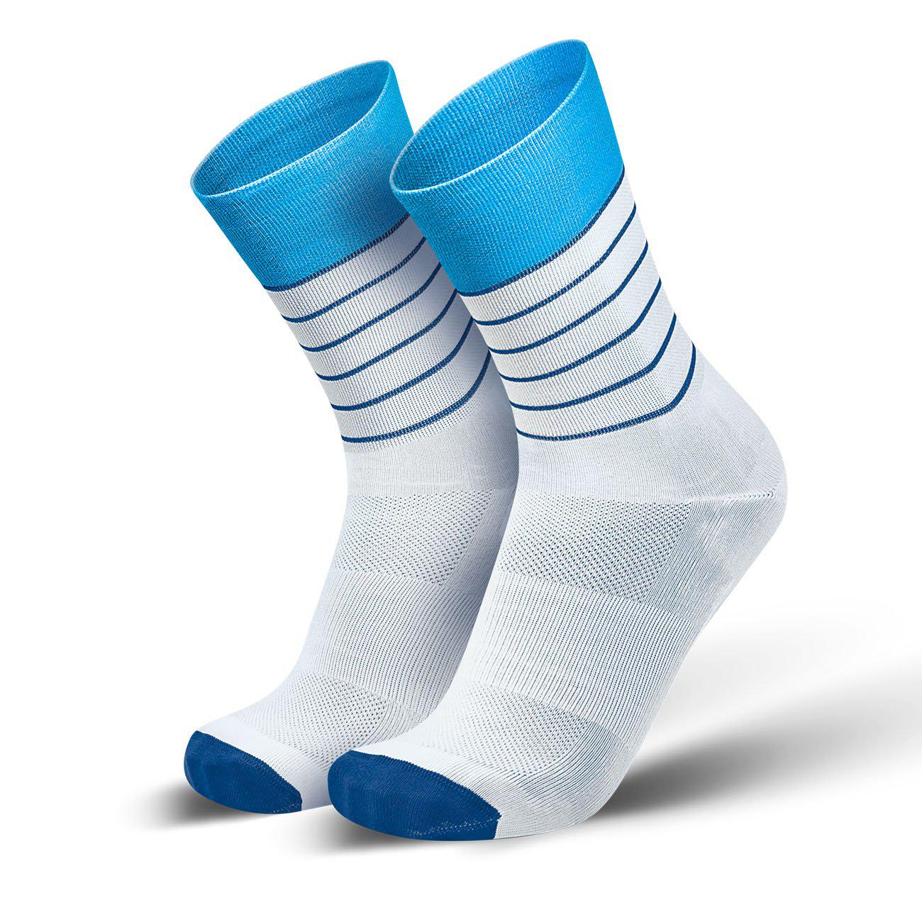 Incylence Stripes Triathlon Socks Long Blue-Runster