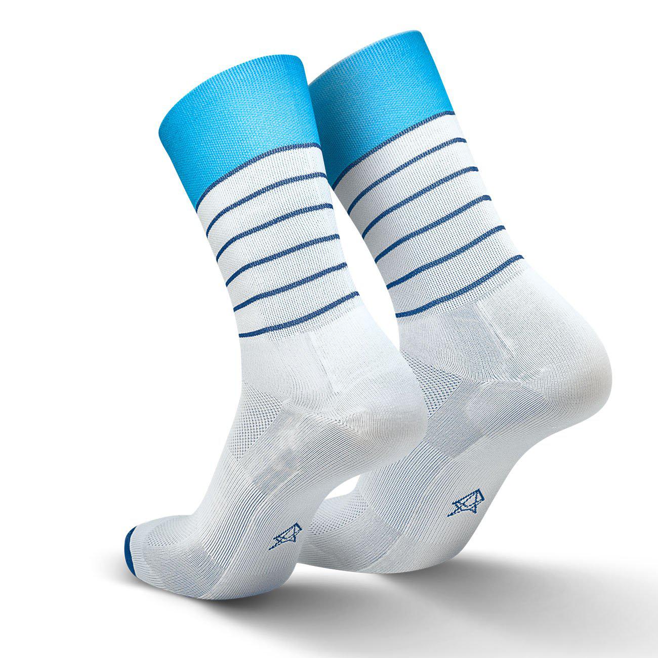 Incylence Stripes Triathlon Socks Long Blue-Runster