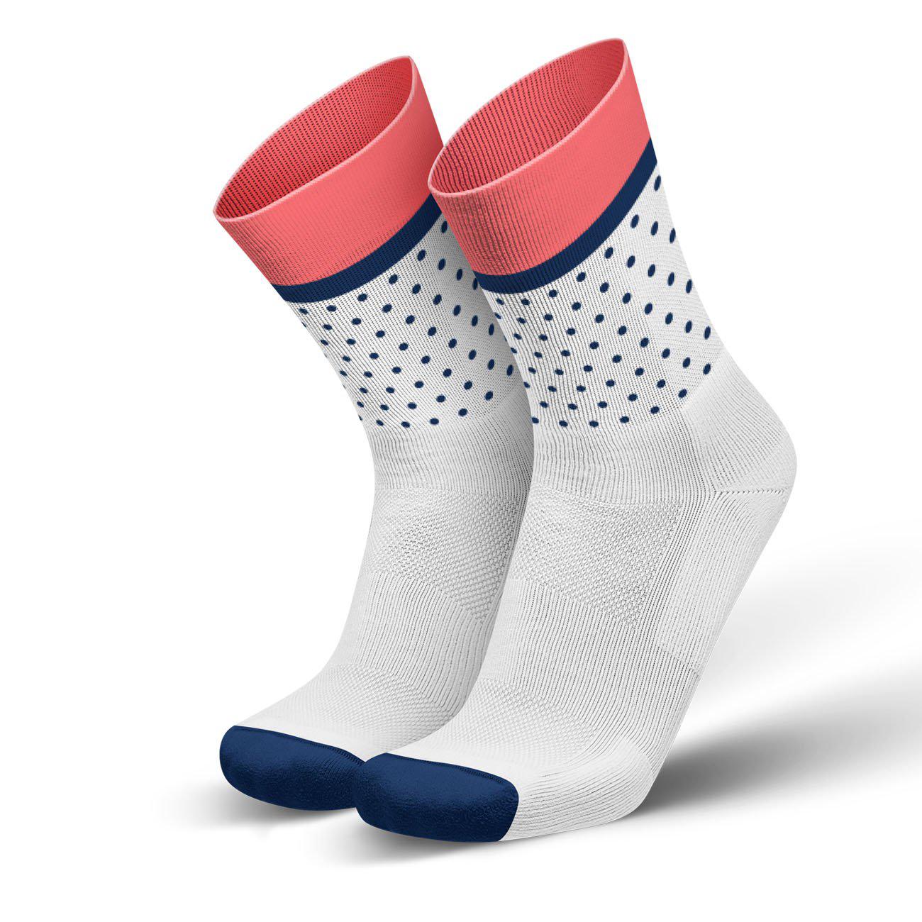 Incylence Classic Dots Running Socks Long Coral-Runster