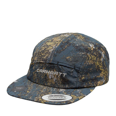 Carhartt WIP Terra Cap Satellite Print Deep Lagoon-Runster