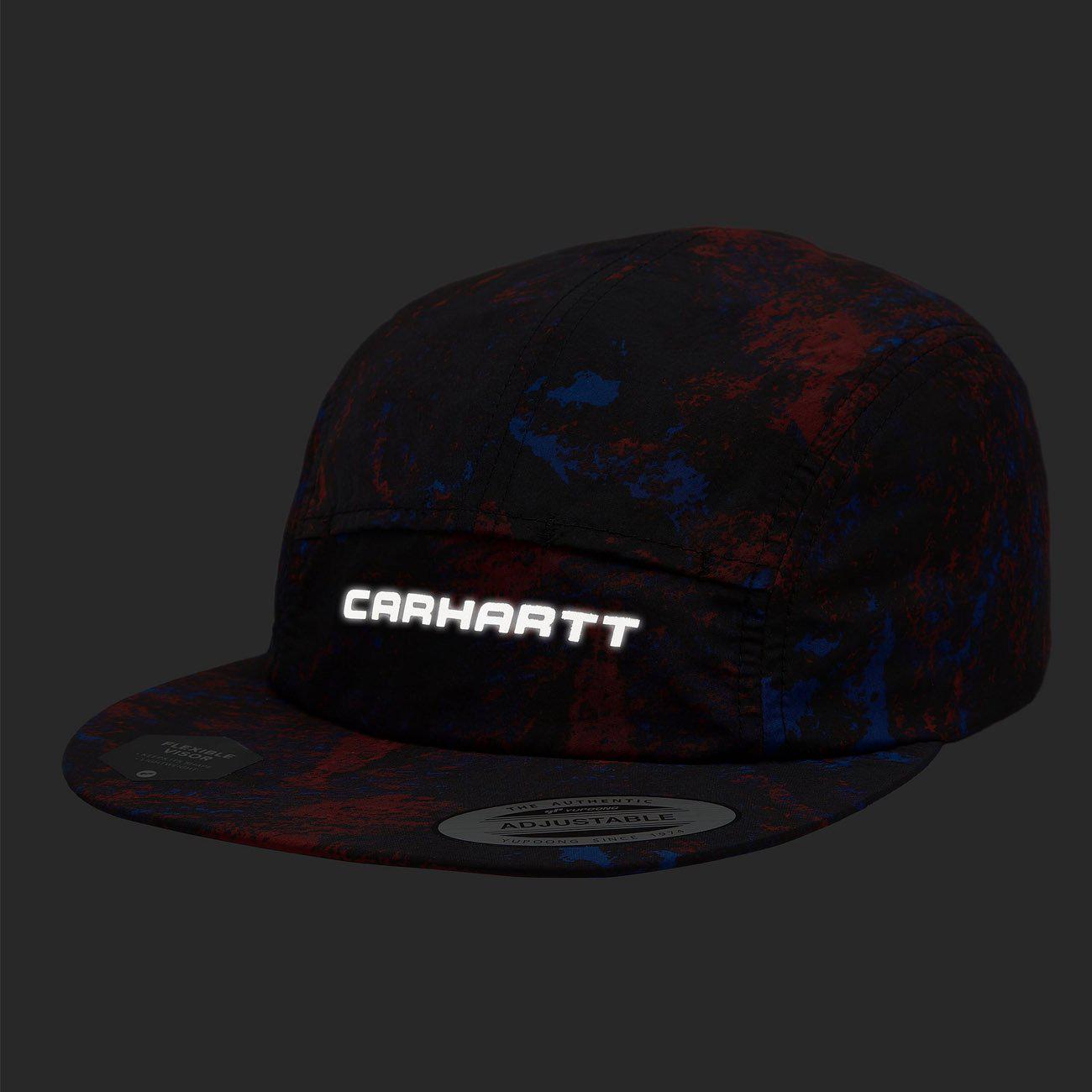 Carhartt WIP Terra Cap Satellite Print Black-Runster