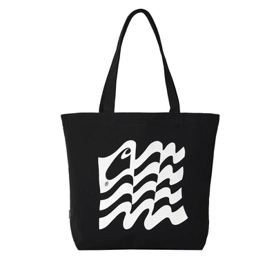Carhartt WIP Wavy State Tote Black White-Runster