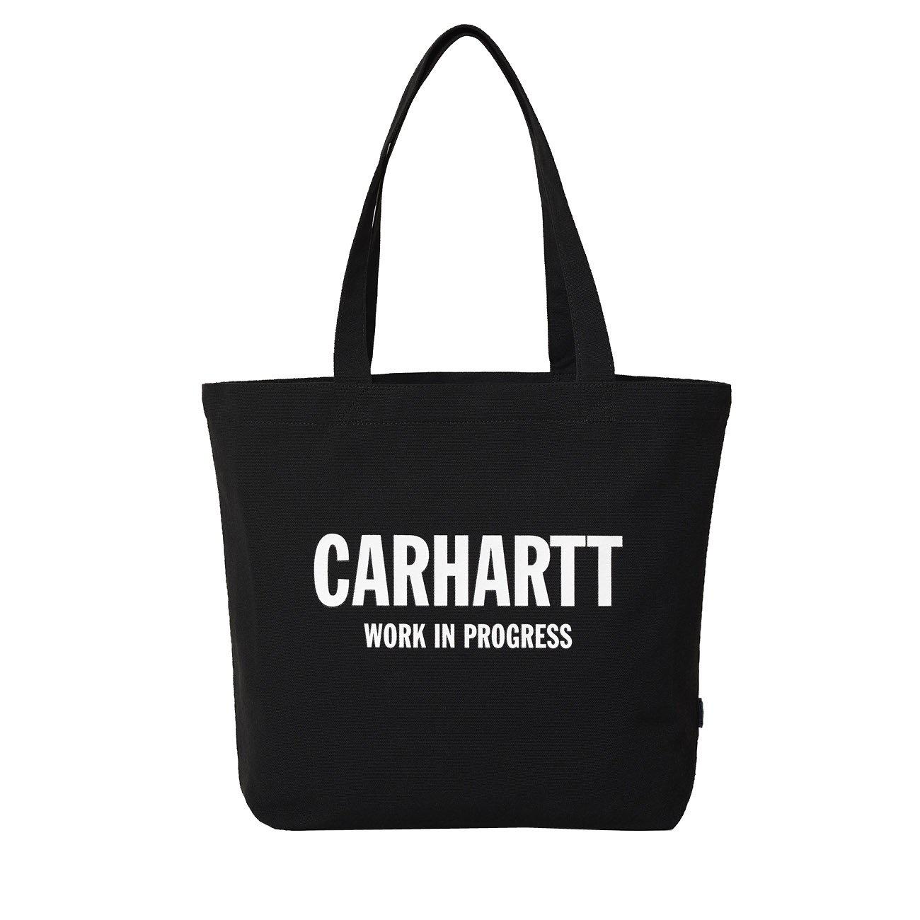 Carhartt WIP Wavy State Tote Black White-Runster