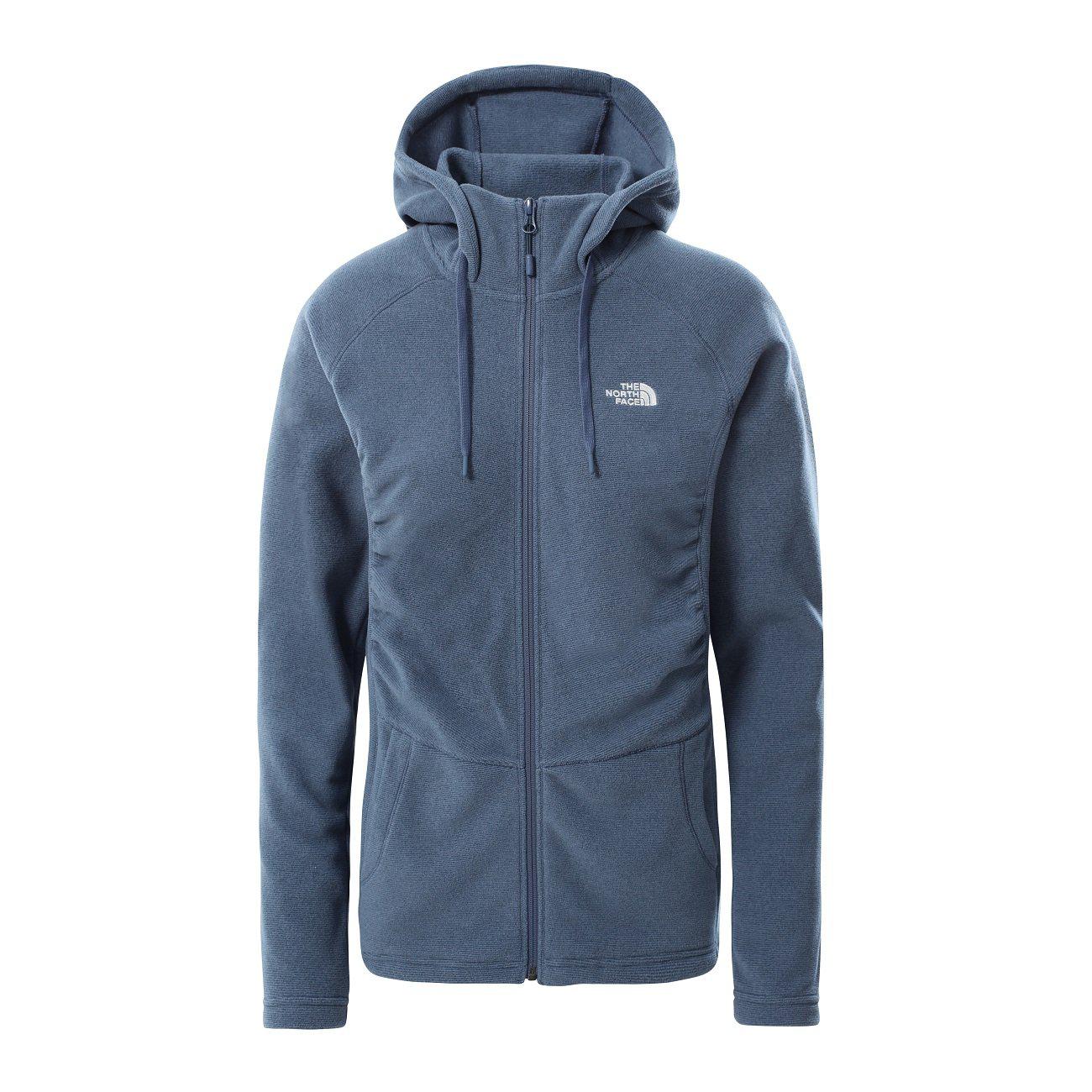 The North Face W Mezzaluna Full Zip Hoodie Vintage Indigo Stripe-Runster