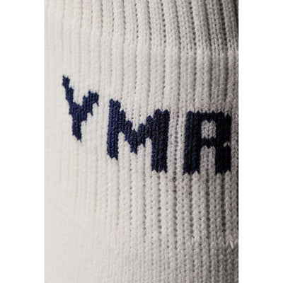 YMR Track Club Utö Compression Socks Offwhite Navy Burgundy