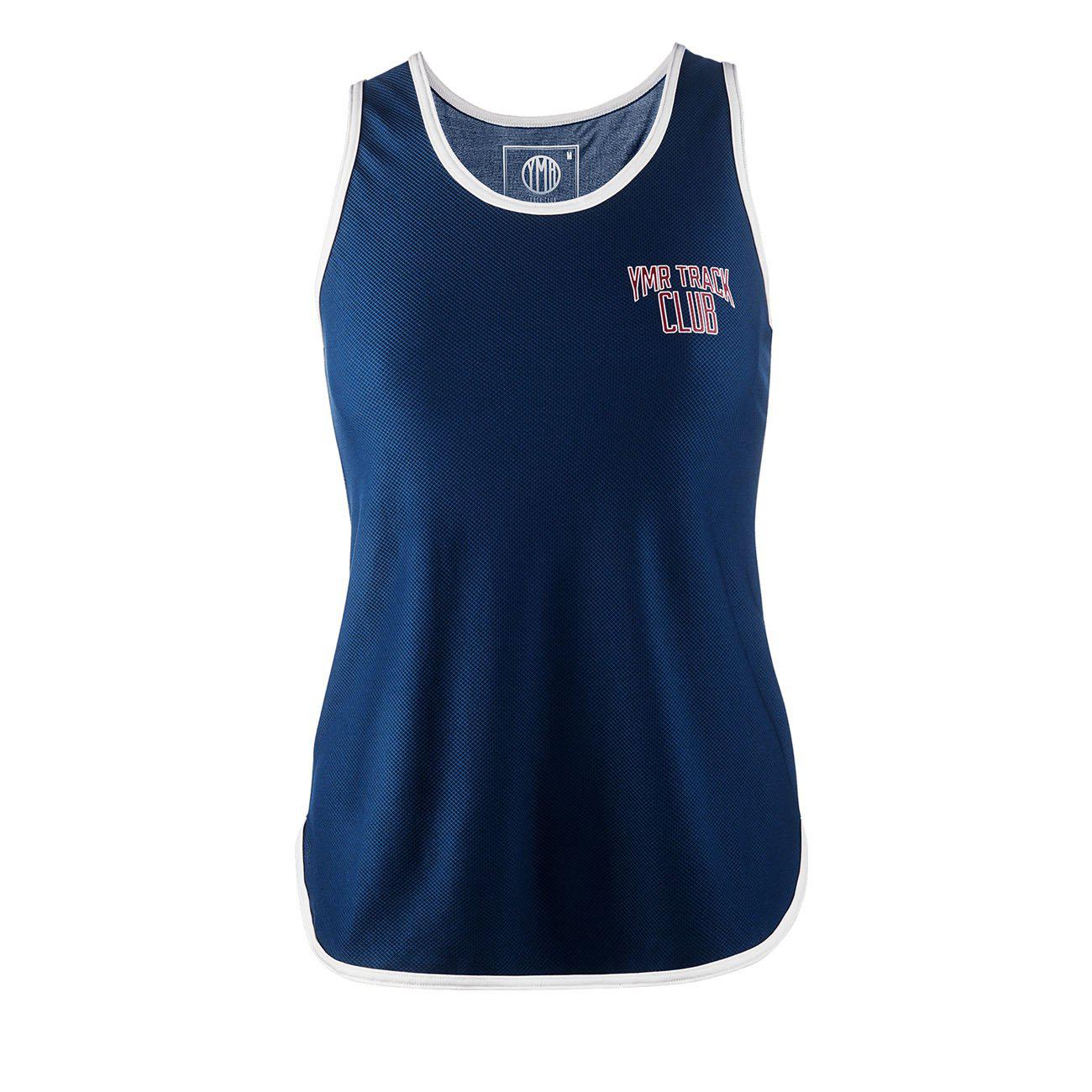 YMR Track Club Söder Mälarstrand Ladies Singlet Navy Offwhite