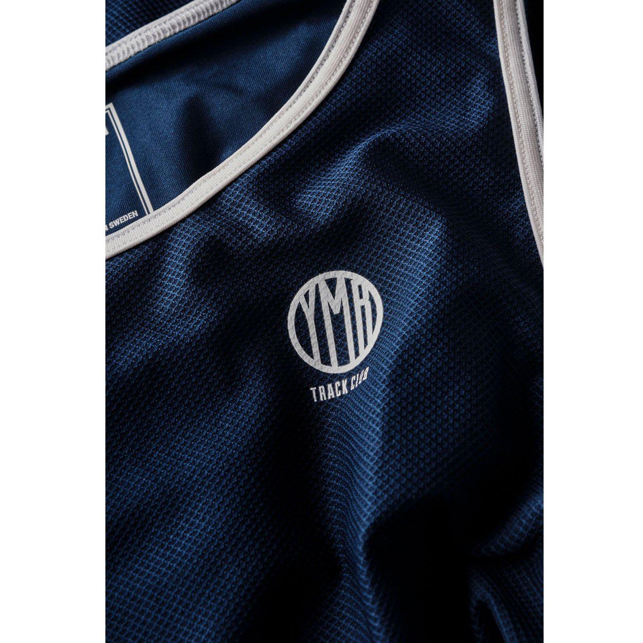 YMR Track Club Söder Mälarstrand Men's Singlet Navy Offwhite