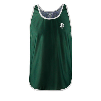 YMR Track Club Söder Mälarstrand Men's Singlet Green Offwhite