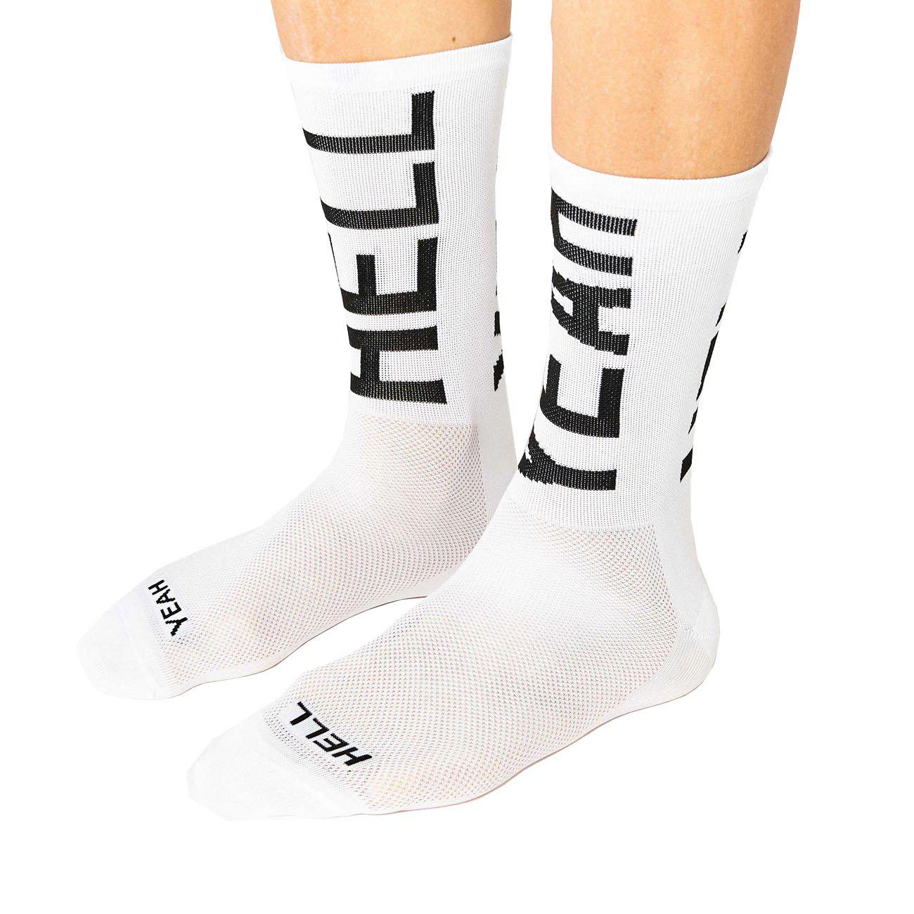 Fingerscrossed Hell Yeah 2.0 Socks White