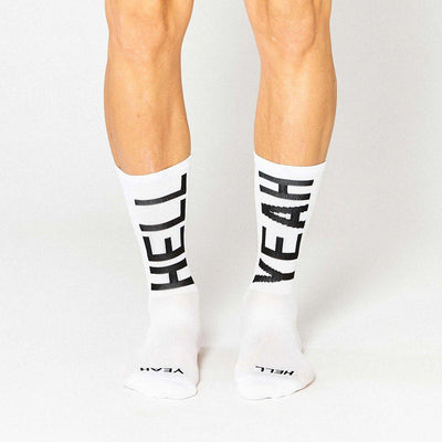 Fingerscrossed Hell Yeah 2.0 Socks White