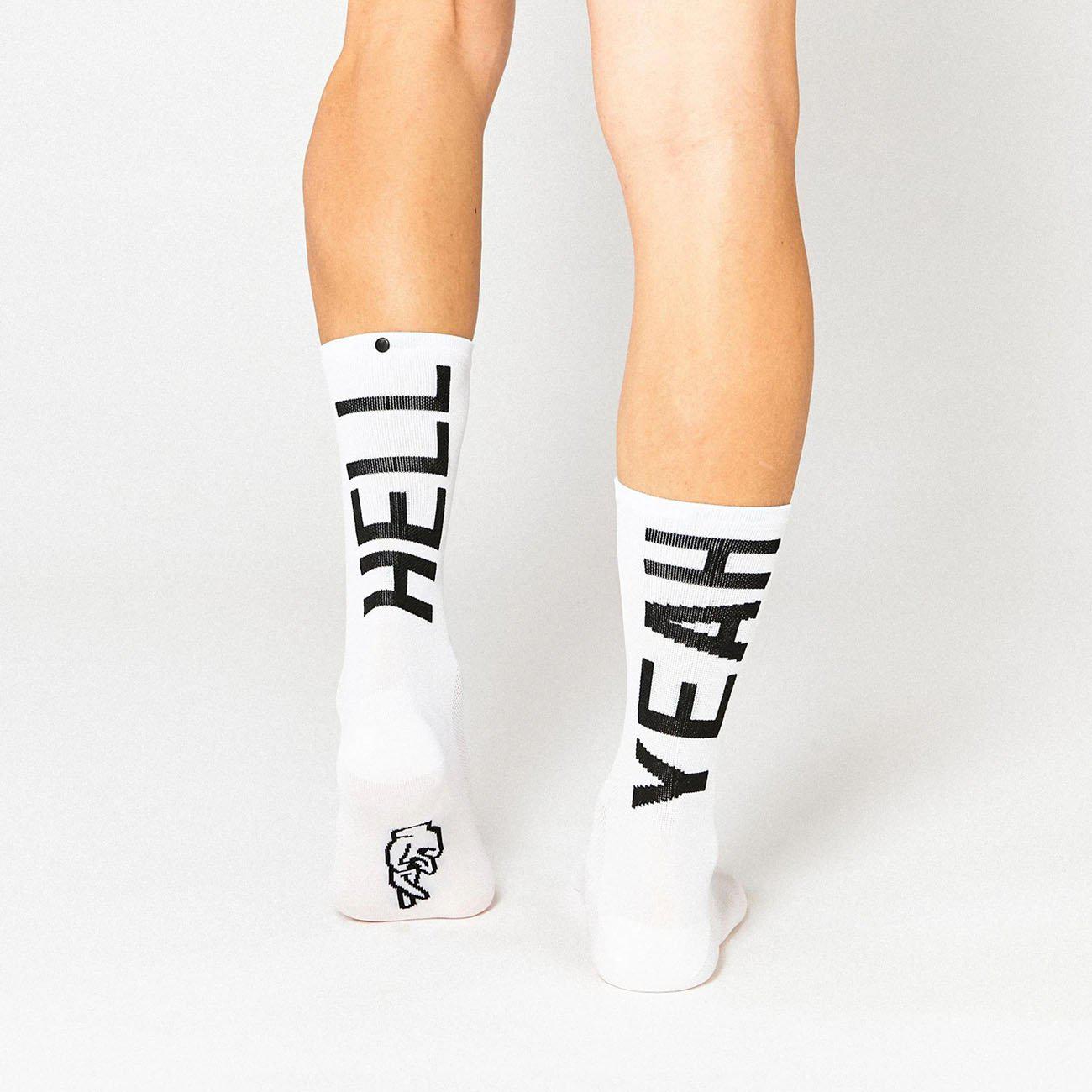 Fingerscrossed Hell Yeah 2.0 Socks White